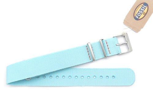 Fossil Mint Nylon 18mm Watch Strap