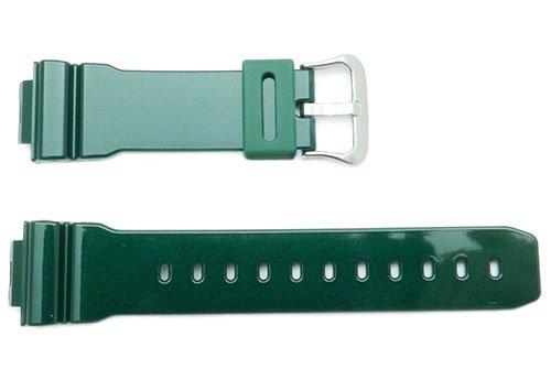 Genuine Casio Green Resin G-Shock Watch Band- 10332043