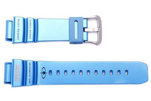 Genuine Casio Light Blue Resin 21mm G-Shock Watch Band- 10270953