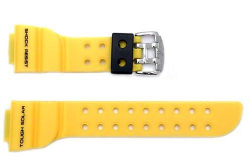 Casio G-Shock Yellow 18mm Watch Band - 10372976