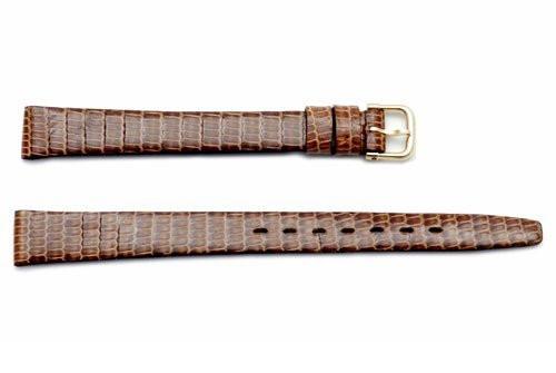 Hadley Roma Beige Genuine Java Lizard Flat Ladies Watch Strap