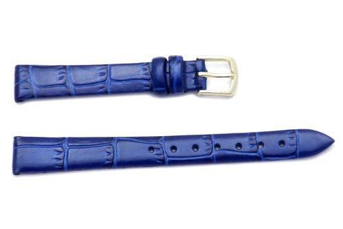 Hadley Roma Blue Alligator Grain Leather Watch Band