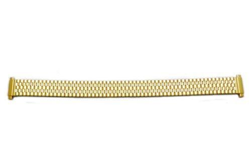 Hadley Roma Ladies Gold Tone Expansion Flex Bracelet Size 11-15mm