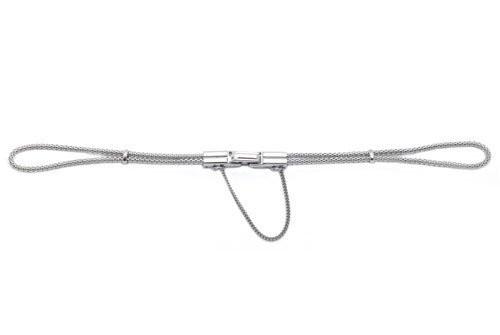 Hadley Roma Ladies Stainless Steel Cord Specialty Vintage Bracelet