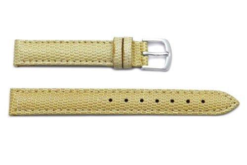 Hadley Roma Java Lizard Grain Beige Textured Leather Watch Strap