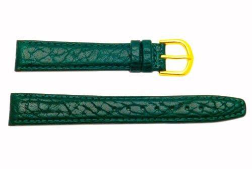 Hadley Roma Green Mens Water Resistant Genuine Leather Watch Band