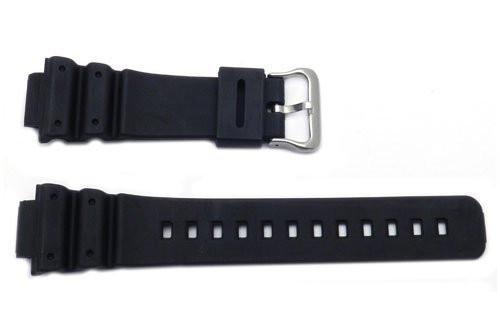 Black Rubber B-P144-G Watch Strap