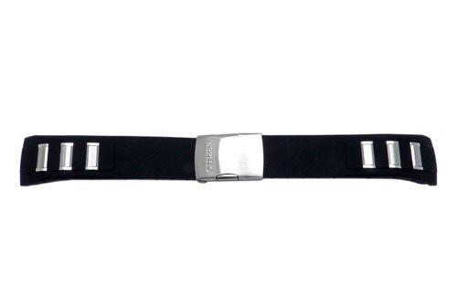 Genuine Citizen Black Polyurethane 23mm Watch Strap