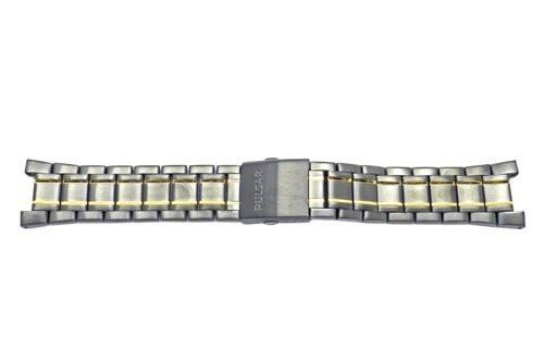 Pulsar Black Dual Tone Stainless Steel Watch Bracelet