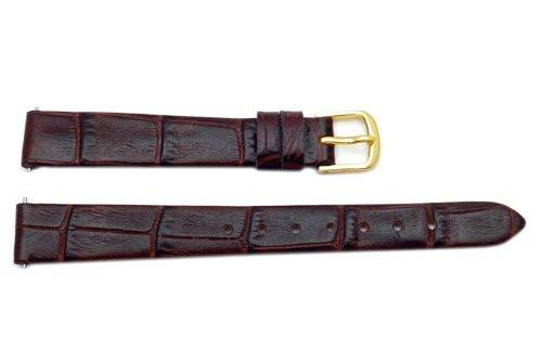 Hadley Roma Brown Alligator Grain Leather Watch Band