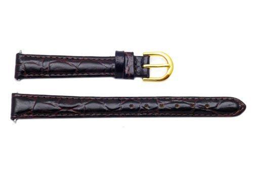 Timex Ladies Brown Crocodile Grain 12mm Watch Band