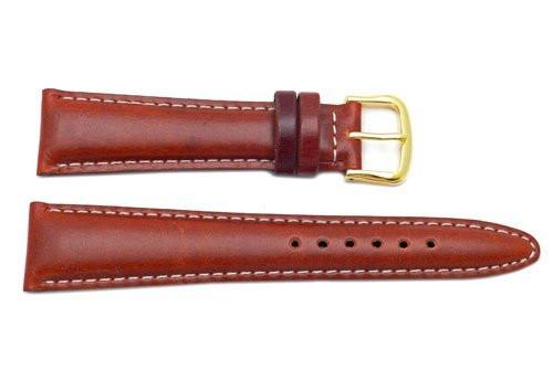 Seiko Brown Genuine Smooth Leather 20mm Watch Band