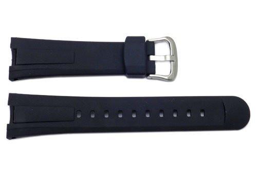 Genuine Casio Black Resin 31.5/20mm Watch Strap - 10447496