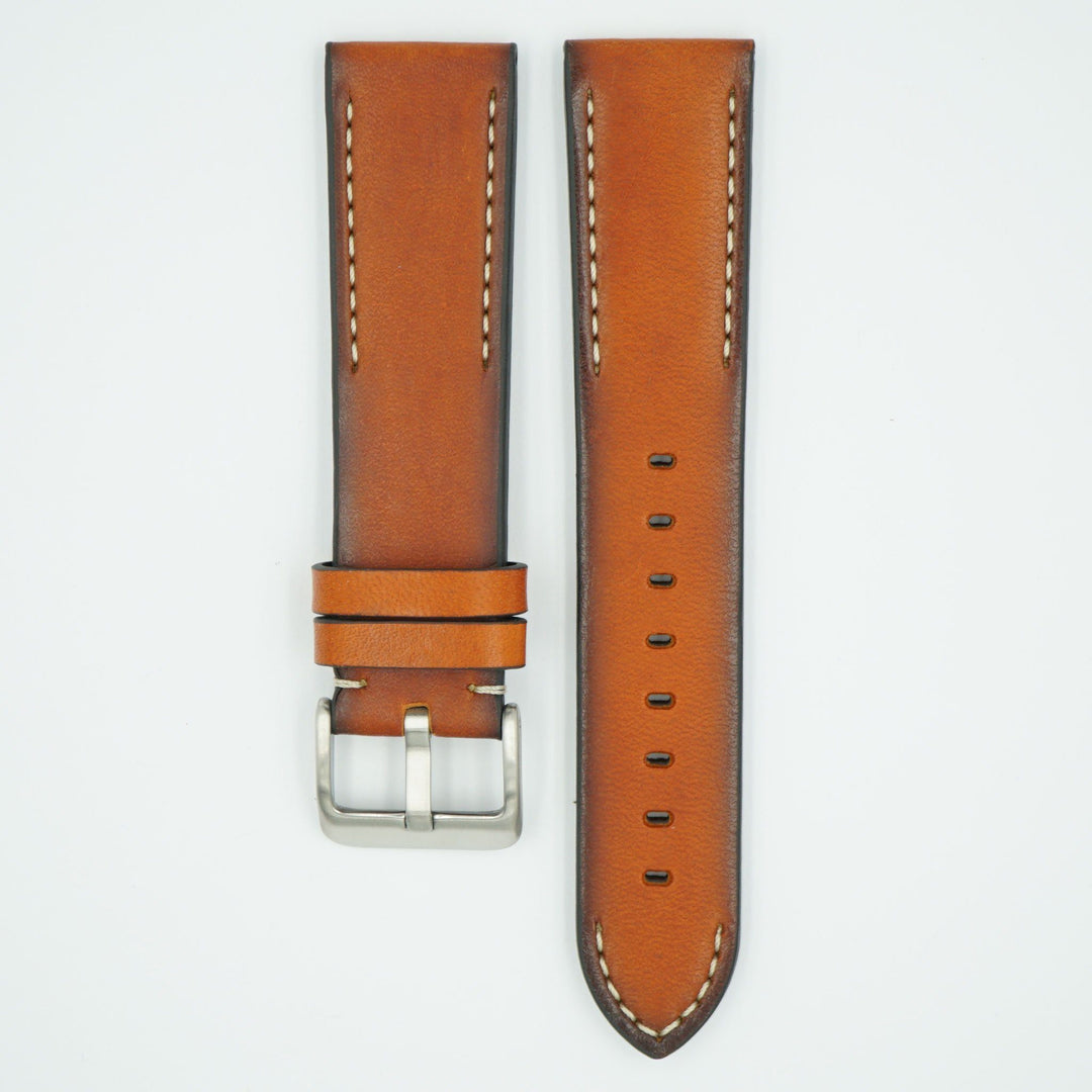 Handmade Vintage Cognac Leather Strap image