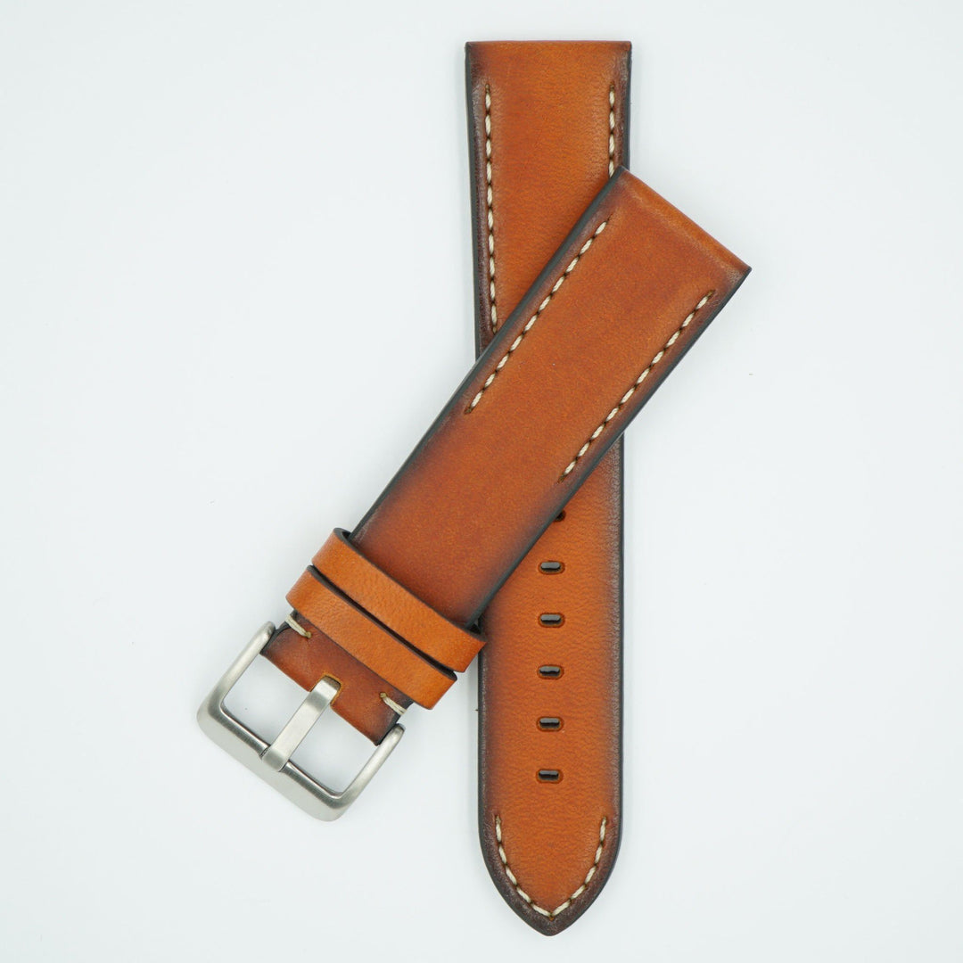 Handmade Vintage Cognac Leather Strap image