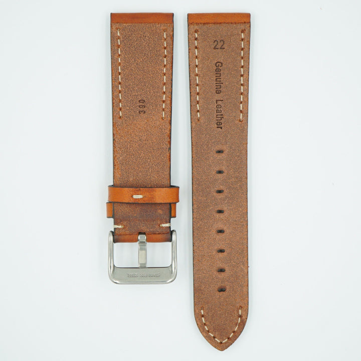 Handmade Vintage Cognac Leather Strap image