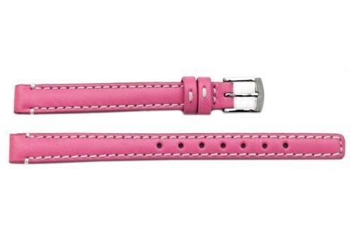 Genuine Coach Pink Smooth Leather 9mm Watch Band