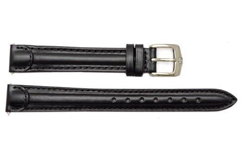 Genuine Wenger Ladies Black 14mm Leather Watch Strap