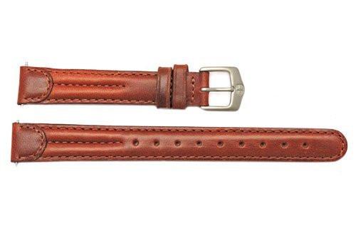 Genuine Wenger Long Ladies Brown 14mm Leather Watch Strap