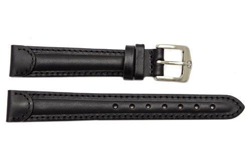 Genuine Wenger Ladies Black 14mm Alpine Series Leather Watch Strap