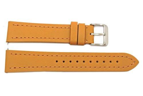 Genuine Swiss Army Tan Smooth Leather 20mm Infantry Chrono Watch Strap