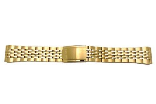 Genuine Seiko Mens Dual Tone 20mm Fold-Over Clasp Watch Bracelet