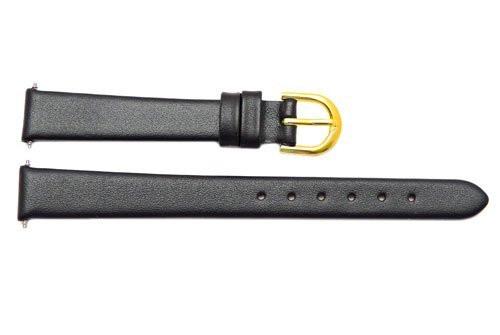 Timex Black Calfskin Leather 12mm Watch Band