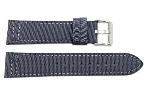 Canvas With Genuine Leather Backing Replacement Watch Band