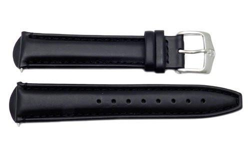 Genuine Wenger AeroGraph Series Black 20mm Leather Watch Strap