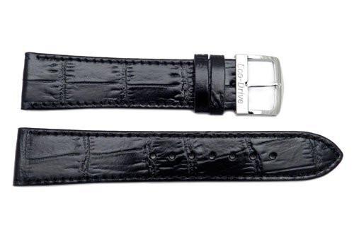 Citizen Eco-Drive Series Black Leather Alligator Grain 20mm Watch Strap