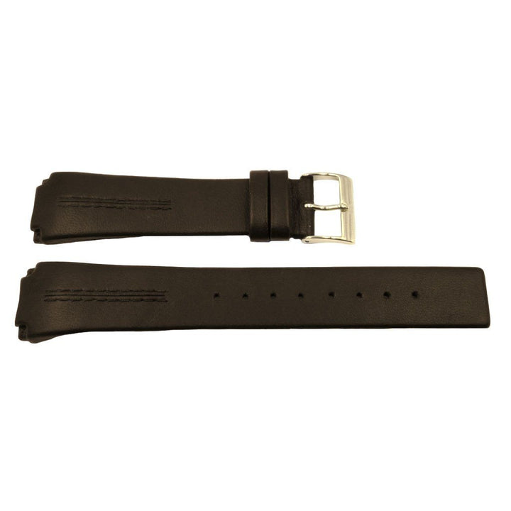 Genuine Skagen Dark Brown Smooth Leather 22mm Watch Strap - Screws image