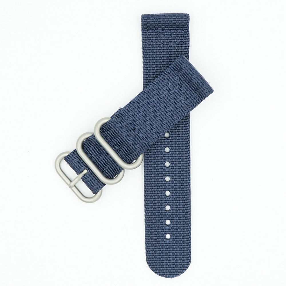 Two Piece Ballistic Nylon Watch Strap - Navy image