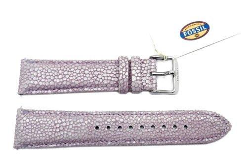 Fossil Lavender Soft Cecile Leather 20mm Watch Strap