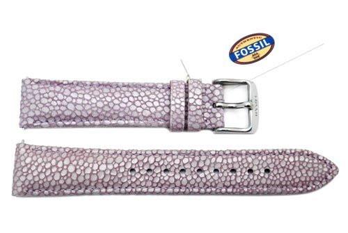 Fossil Lavender Soft Florence Leather 18mm Watch Strap