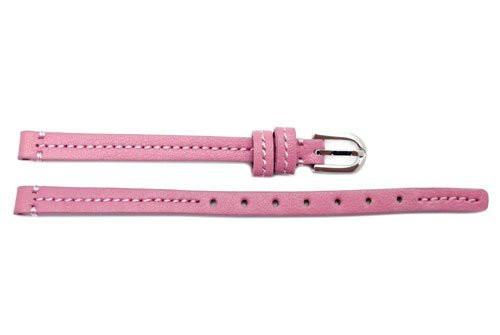 Genuine Coach Pink 7mm Leather Watch Band