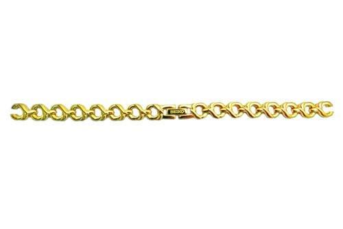 Genuine Seiko Ladies Gold Tone 9mm Replacement Watch Bracelet