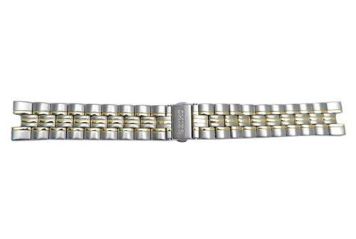 Genuine Seiko Dual Tone 19mm Kinetic Watch Band