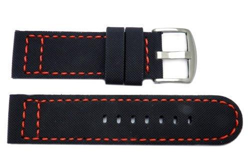 Rubberized Kevlar-Tech Sport Watch Strap