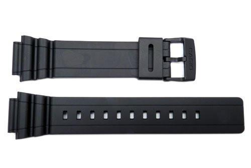 Genuine Casio Black Resin 18mm Watch Strap