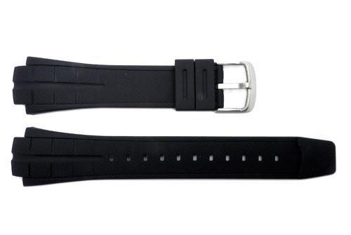 Genuine Casio Black Resin 16mm Watch Strap