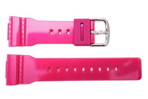 Genuine Casio Baby G Fuschia Resin 23/14mm Watch Strap