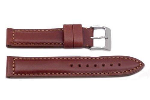 Hadley Roma Heavy Duty Tan Sport Leather Watch Band