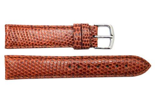 Hadley Roma Tan Genuine Java Lizard Light Padded Watch Band