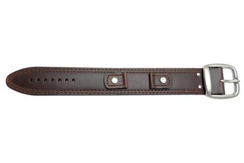 Hadley Roma Smooth Oil Tan Brown Leather Cuff Band