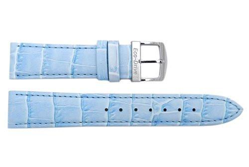 Citizen Ladies Eco Drive Blue Alligator Grain Leather 18mm Watch Strap