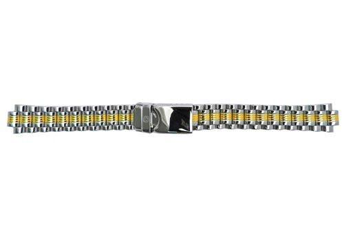 Genuine Wenger Ladies Polished Dual Tone 14mm Watch Bracelet