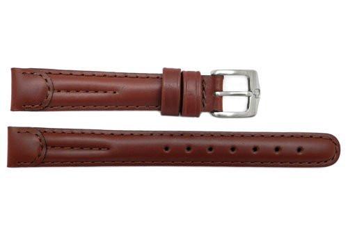 Genuine Wenger Standard Issue Brown 14mm Padded Leather Watch Strap