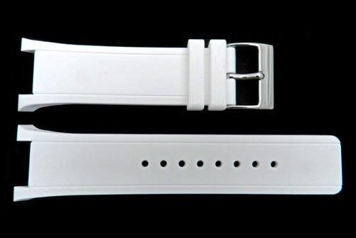 Genuine Kenneth Cole White Polyurethane 26mm Watch Strap image