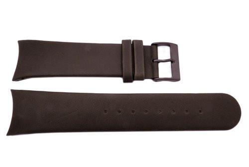 Genuine Skagen Dark Brown Genuine Leather 24mm Watch Strap - Pins