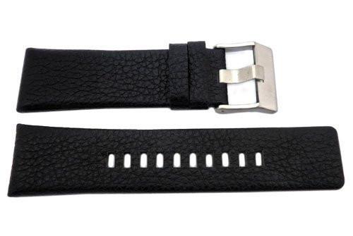 Genuine Diesel Franchise Black Textured Leather 26mm Watch Band